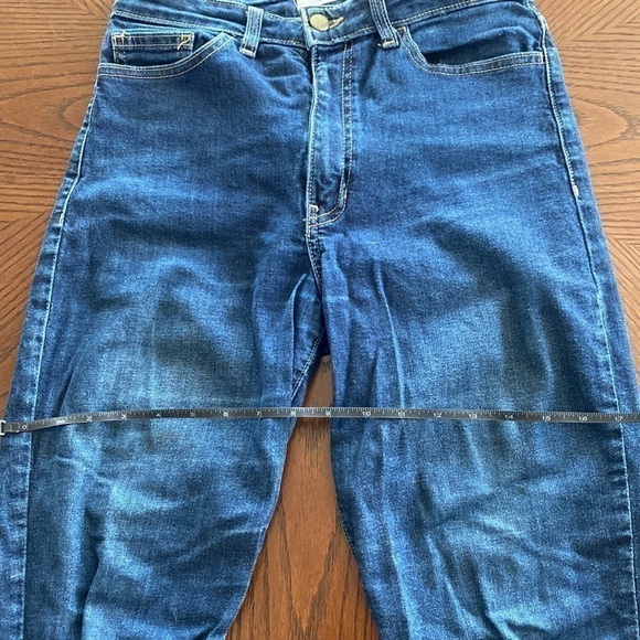 AMERICAN Apparel Medium Wash High Waisted Pencil Jean Sz 29 - Picture 10 of 10